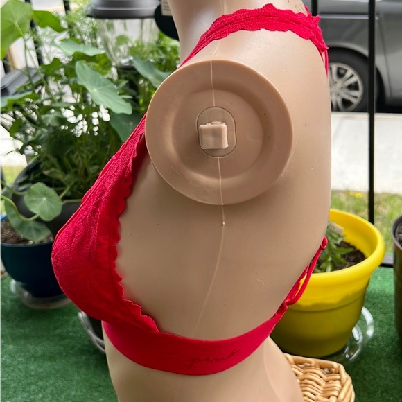 Pink V.S. Lace Bralette - Picture 3 of 14